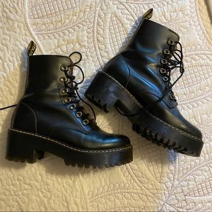 Dr. Martens Leona platform lace up boots size 39